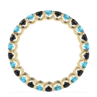 U Prong Round Eternity Anvis Band