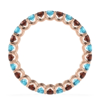 U Prong Round Eternity Anvis Band
