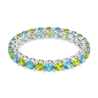 U Prong Round Eternity Anvis Band