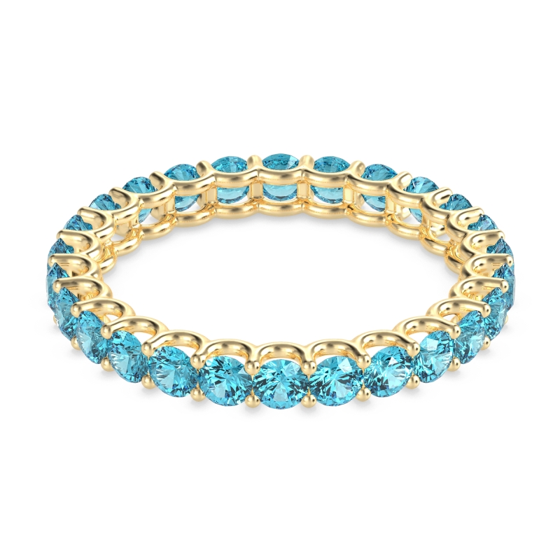 U Prong Round Eternity Anvis Band