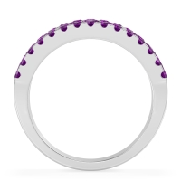 Three Row Round Half-Eternity Mahat Band