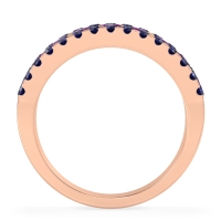 Three Row Round Half-Eternity Mahat Band