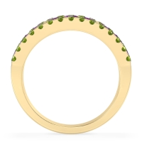 Three Row Round Half-Eternity Mahat Band