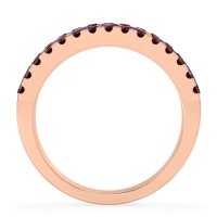 Three Row Round Half-Eternity Mahat Band