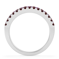 Three Row Round Half-Eternity Mahat Band