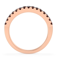 Three Row Round Half-Eternity Mahat Band