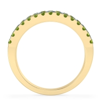 Three Row Round Half-Eternity Mahat Band