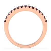 Three Row Round Half-Eternity Mahat Band