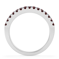 Three Row Round Half-Eternity Mahat Band