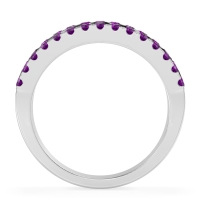 Three Row Round Half-Eternity Mahat Band