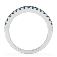 Three Row Round Half-Eternity Mahat Band