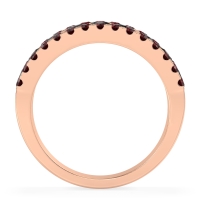 Three Row Round Half-Eternity Mahat Band