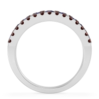 Three Row Round Half-Eternity Mahat Band