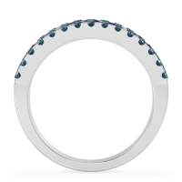 Three Row Round Half-Eternity Mahat Band