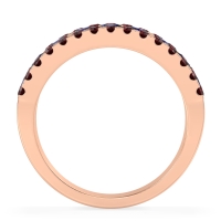 Three Row Round Half-Eternity Mahat Band