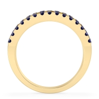 Three Row Round Half-Eternity Mahat Band