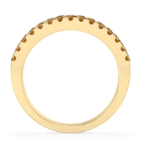 Three Row Round Half-Eternity Mahat Band