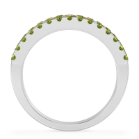 Three Row Round Half-Eternity Mahat Band