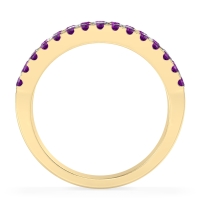 Three Row Round Half-Eternity Mahat Band