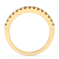 Three Row Round Half-Eternity Mahat Band