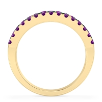 Three Row Round Half-Eternity Mahat Band