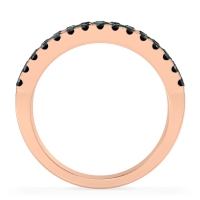 Three Row Round Half-Eternity Mahat Band