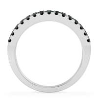 Three Row Round Half-Eternity Mahat Band