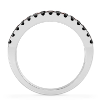 Three Row Round Half-Eternity Mahat Band