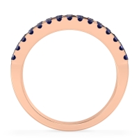 Three Row Round Half-Eternity Mahat Band