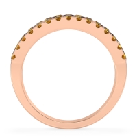 Three Row Round Half-Eternity Mahat Band