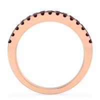 Three Row Round Half-Eternity Mahat Band