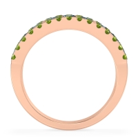 Three Row Round Half-Eternity Mahat Band