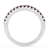 Three Row Round Half-Eternity Mahat Band