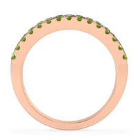 Three Row Round Half-Eternity Mahat Band