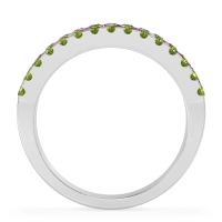 Three Row Round Half-Eternity Mahat Band