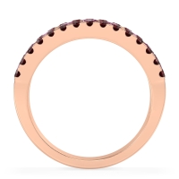 Three Row Round Half-Eternity Mahat Band