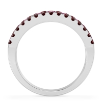 Three Row Round Half-Eternity Mahat Band