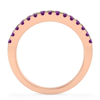 Three Row Round Half-Eternity Mahat Band