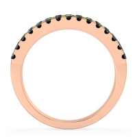 Three Row Round Half-Eternity Mahat Band