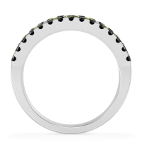 Three Row Round Half-Eternity Mahat Band