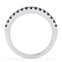 Three Row Round Half-Eternity Mahat Band