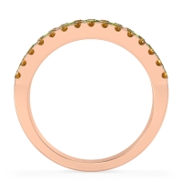 Three Row Round Half-Eternity Mahat Band