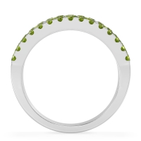 Three Row Round Half-Eternity Mahat Band