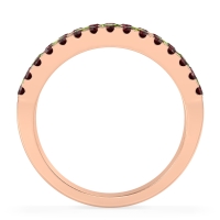 Three Row Round Half-Eternity Mahat Band