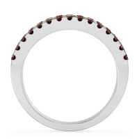 Three Row Round Half-Eternity Mahat Band