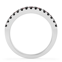 Three Row Round Half-Eternity Mahat Band