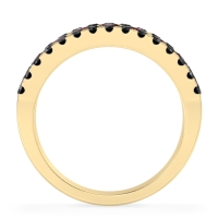 Three Row Round Half-Eternity Mahat Band