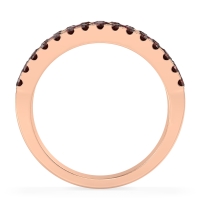 Three Row Round Half-Eternity Mahat Band