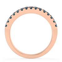 Three Row Round Half-Eternity Mahat Band