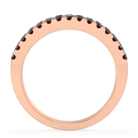 Three Row Round Half-Eternity Mahat Band